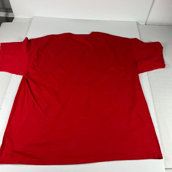 Kansas City Chiefs Big Red Andy Reid Coach Shirt Extra Extra Large Red Faded Tee - Picture 8 of 14